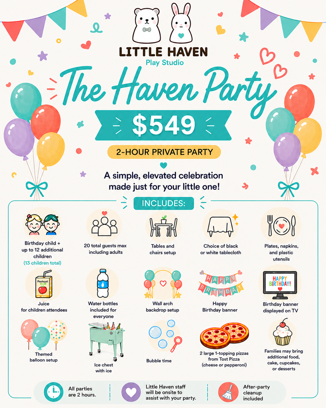 Haven Party β tap to see everything included